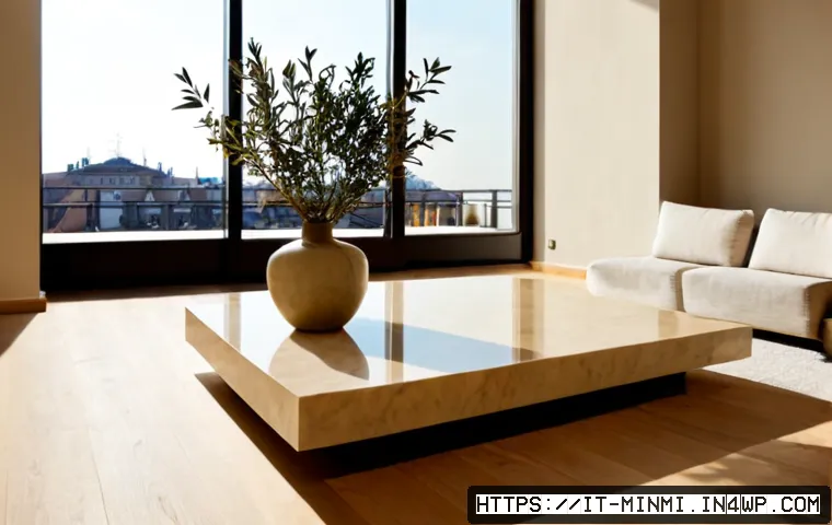 Home 15 미니멀리즘과 럭셔리의 조화 - Photorealistic minimalist luxury living room in a refined Milan apartment, sculptural cream sofa, pa...